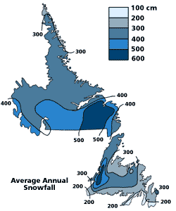 Average Annual Snowfall