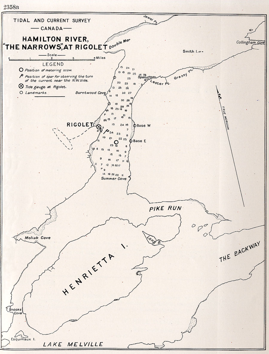 Hamilton River, 'The Narrows', at Rigolet