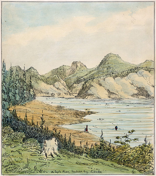 Plate XXIII. View on Eagle River, Labrador